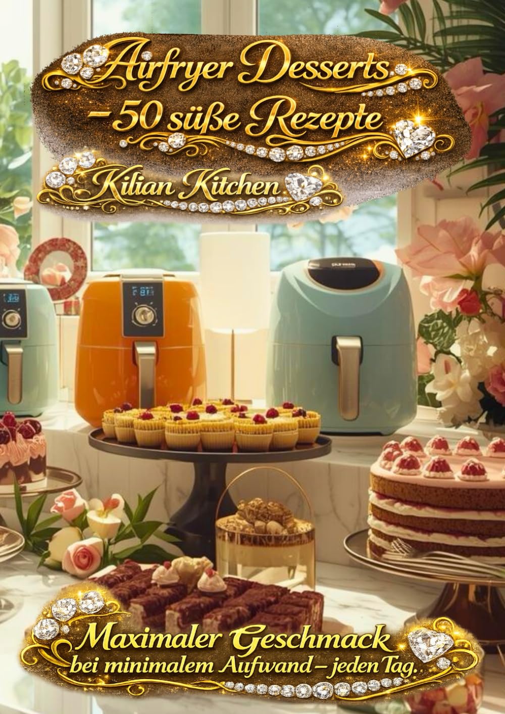 Airfryer Desserts: - 50 süße Rezepte (Airfryer/Heißluftfriteusen Rezepte)