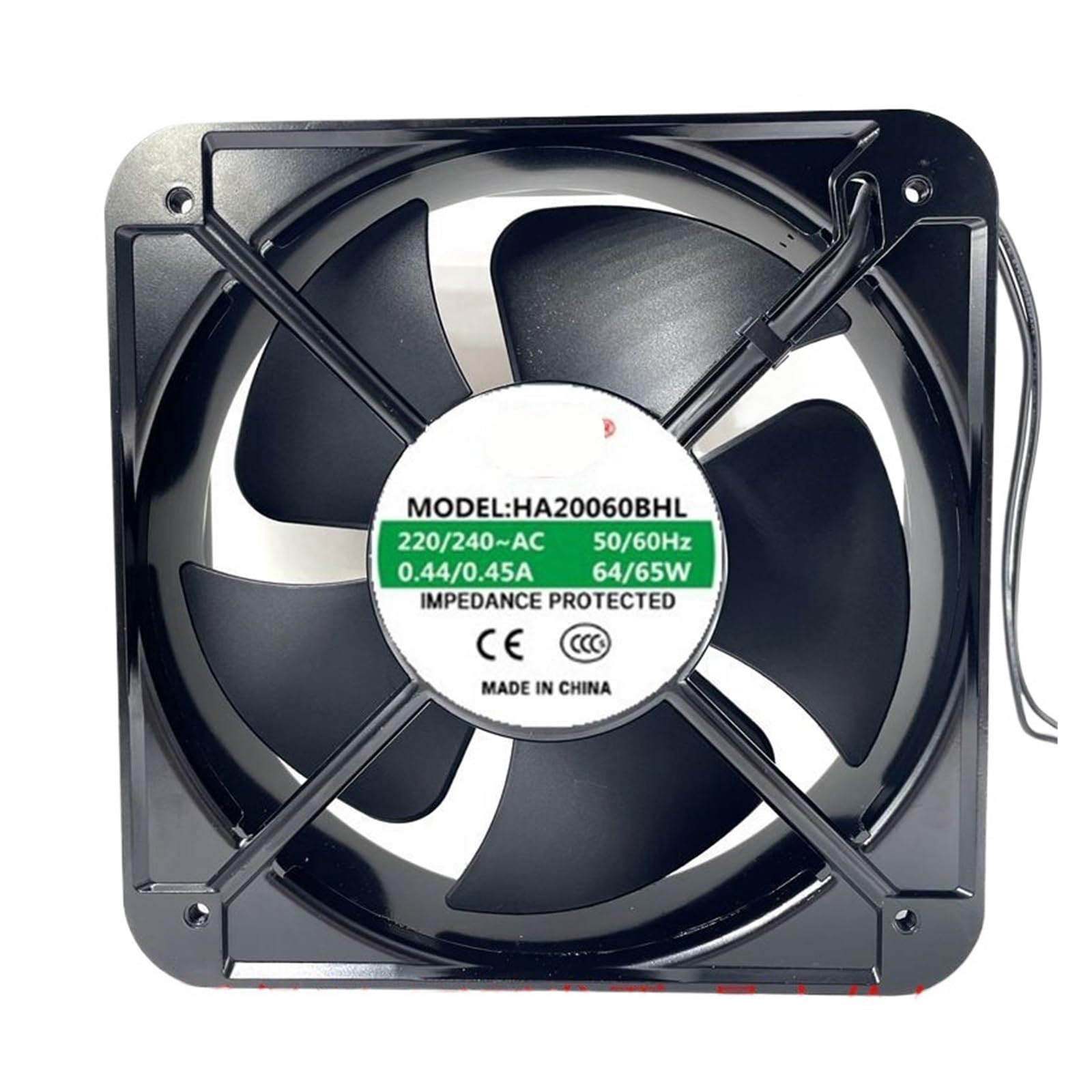 Ventilateur HA20060BHL 020060 20cm contre la surchauffe des armoires