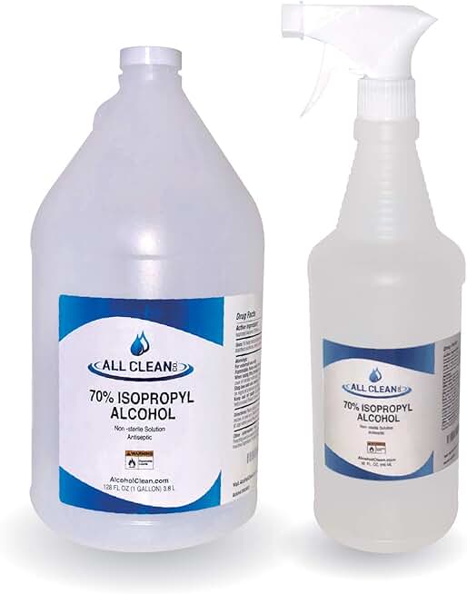 rubbing alcohol spray bottle