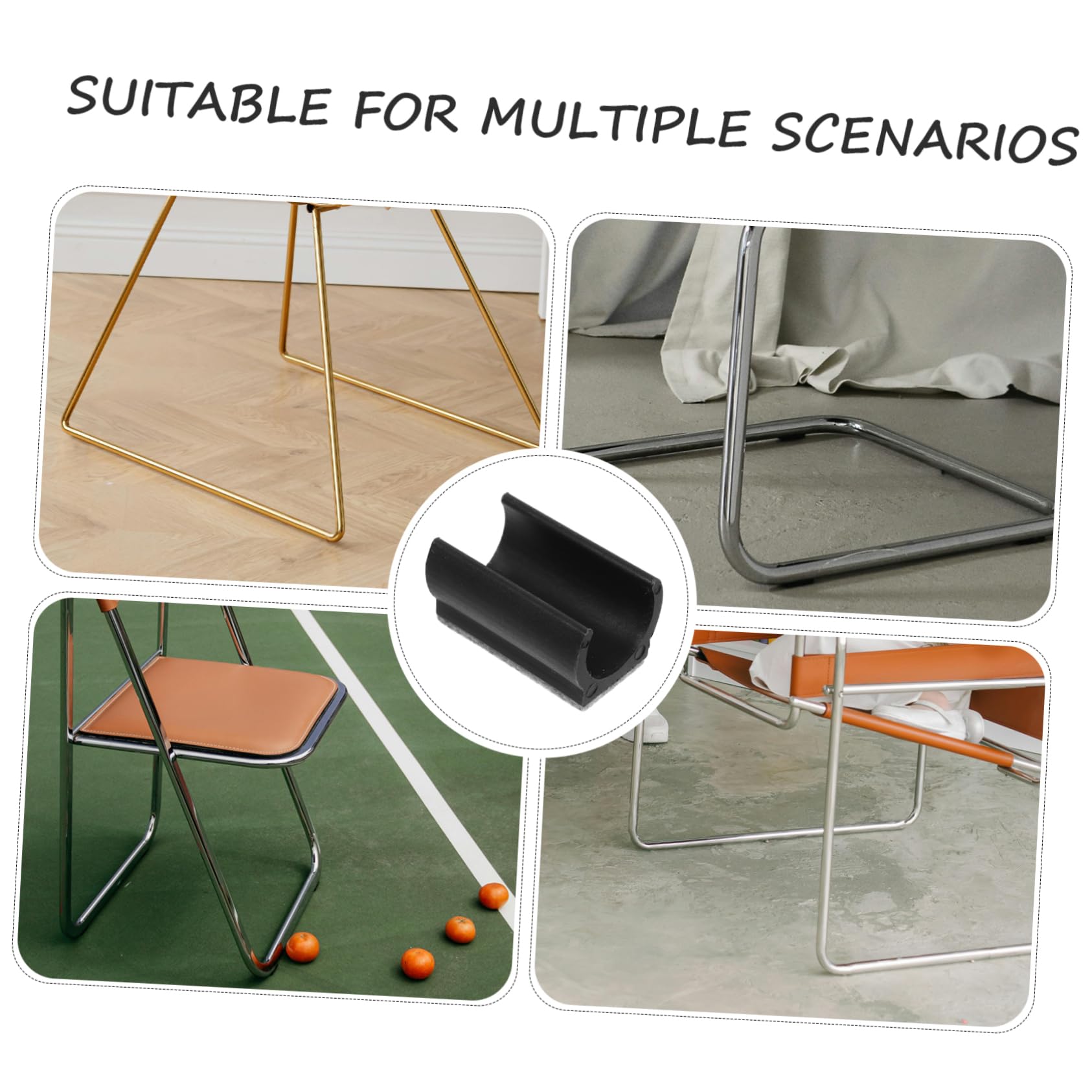 NUOBESTY De para Sillas De Patas para Sillas De Jardín Tu Almohadillas De Fieltro para Patas De Silla De De Muebles 10 Piezas*4