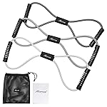 HPYGN Figure 8 Resistance Band for Men, Chest Expander for Women, Resistance Exercise Bands Set of 3, Yoga Gym Fitness Pulling Rope 8 Word Elastic for Exerciser Muscle Training Rope Home Workout