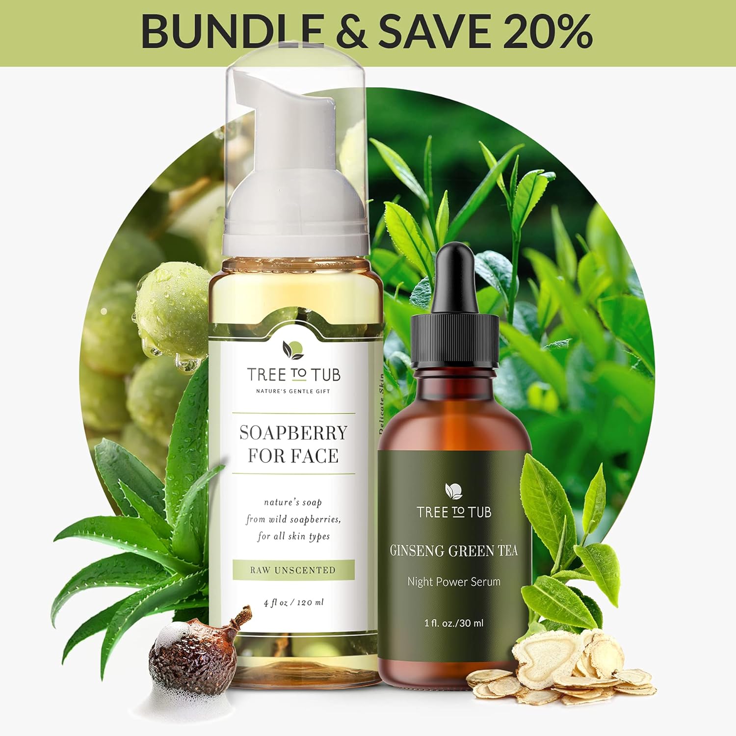 Tree To Tub Sensitive Skin Face Wash for Dry Skin, Fragrance Free Gentle Face Cleanser for Women & Men - Image 3