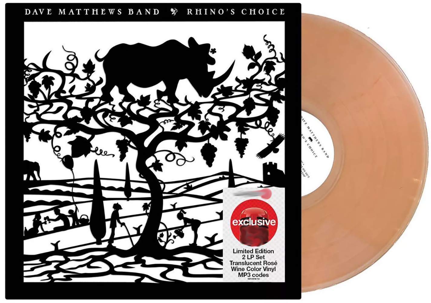 Rhino's Choice - Exclusive Limited Edition Translucent Rose 2XLP Vinyl [Condition-VG+NM]