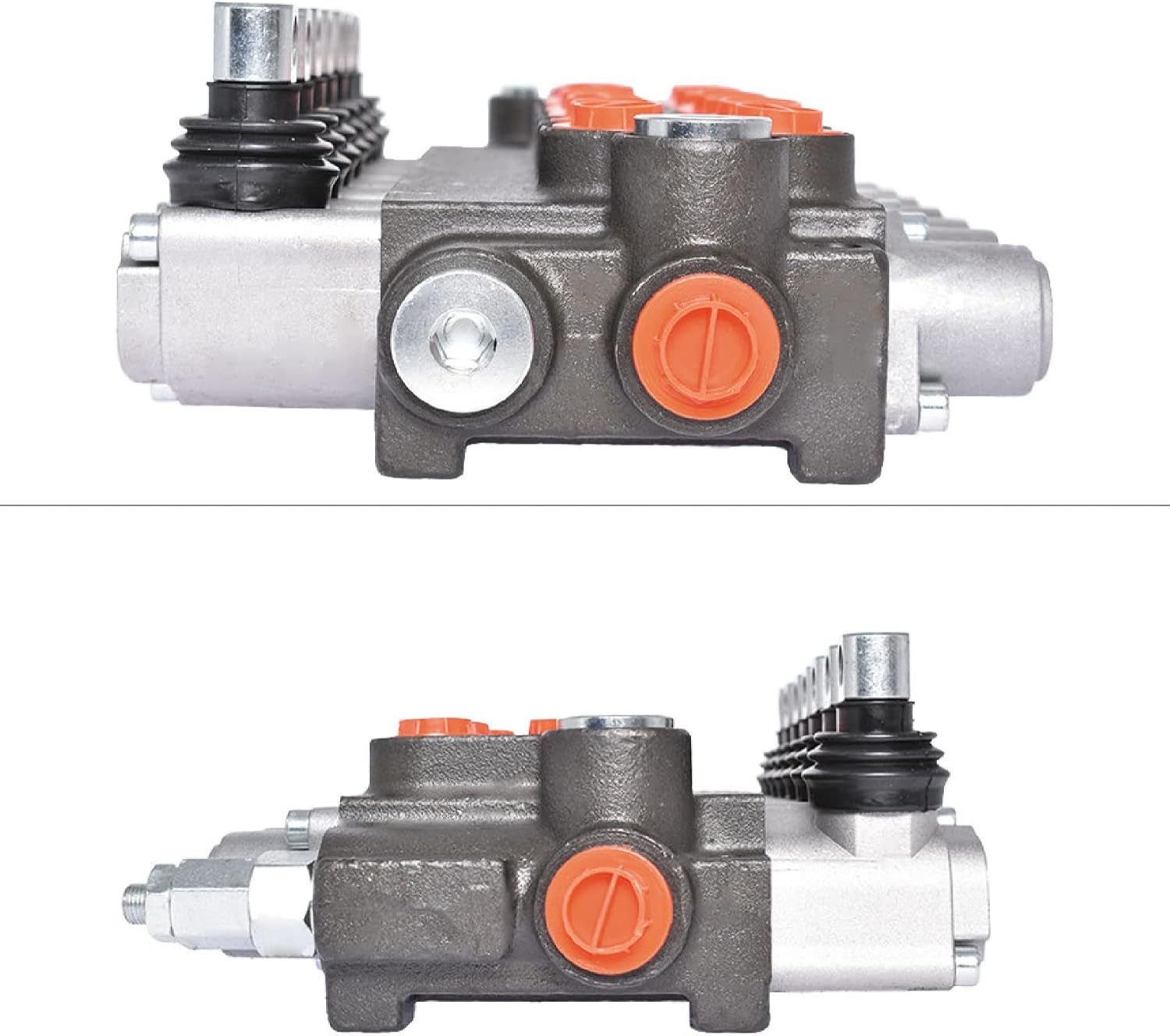 kimllier Hydraulic Directional Control Valve 7 Spool 11GPM 3625PSI SAE Ports Double Acting Adjustable Hydraulic Valve Fit for Small Tractors Loaders