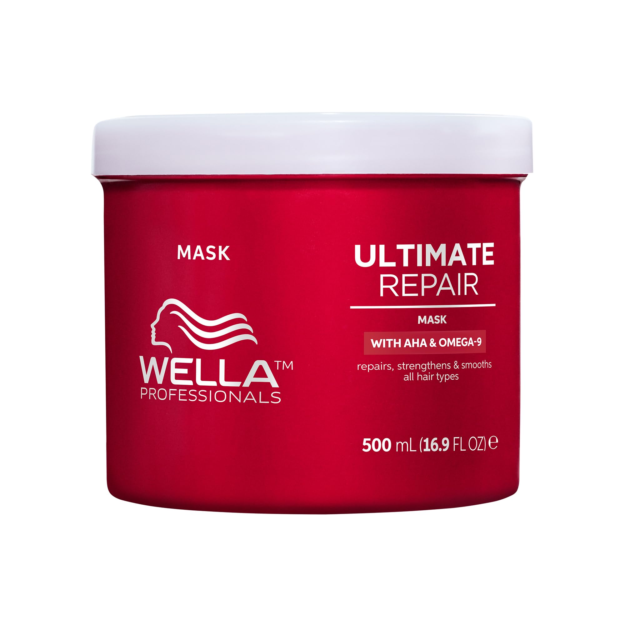 Wella Professionals Ultimate Repair – Tiefenwirksame Haarpflege mit AHA & Omega 9 – reparierender Conditioner, Leave-In & Haarmaske für strapaziertes Haar mit Feuchtigkeit & Schutz