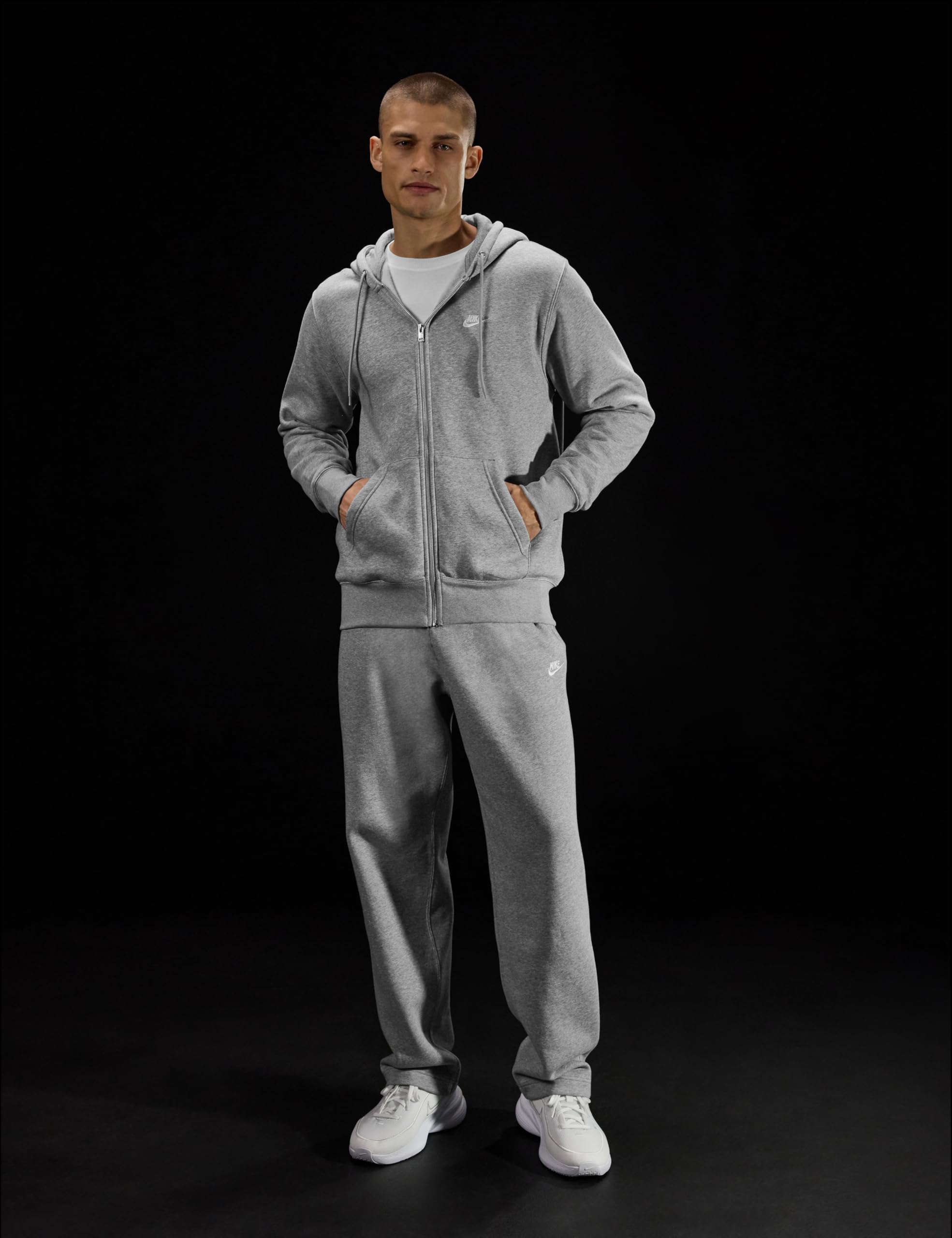 Nike Nike Club Sweat À Capuche en Tissu Fleece À Zip pour Homme Sweatshirt Homme (Lot de 1)