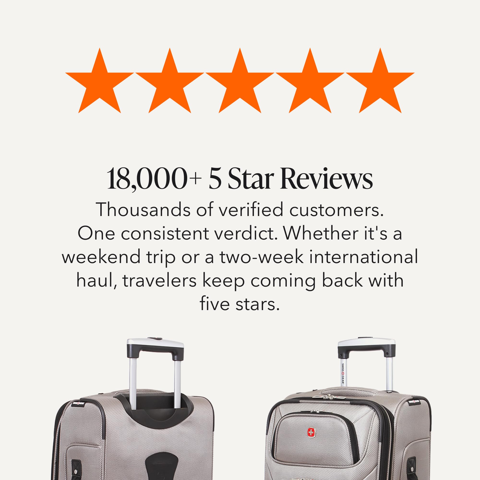 SwissGear Sion Softside Expandable Roller Luggage, Pewter, 3-Piece Set (21/25/29) view 8