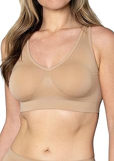 The Original Ahh Bra, Wire-Free Comfort Bra, 96% Nylon 4% Spandex, Wide Straps, Seamless Full Coverage