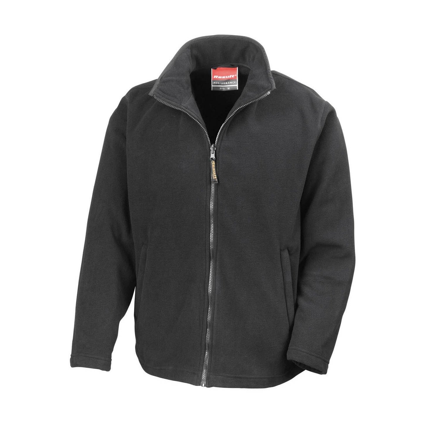 Result Mens High Grade Microfleece Horizon Showerproof Breathable Jacket (XL) (Black)