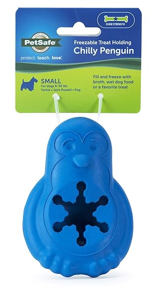 Petsafe Freezable Treat Holding Chilly Penguin Dog Toy, Small