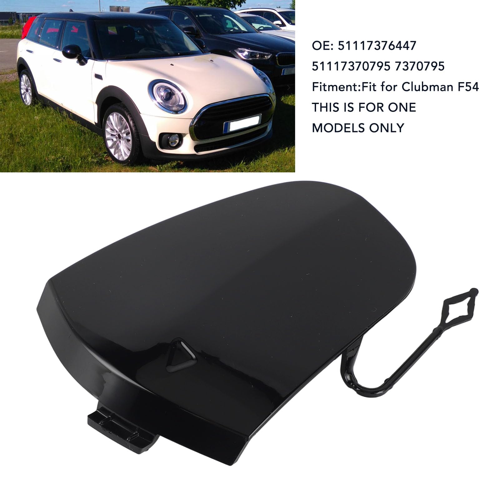 Amazon.com: CFTGIW Front Bumper Tow Hook Eye Cover Fit Aging  