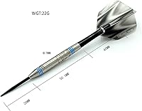 Vista 157 de CUESOUL Professional Tungsten Steel Tip Dart Set 85% Tungsten 22g/24g/26g-Glory Series