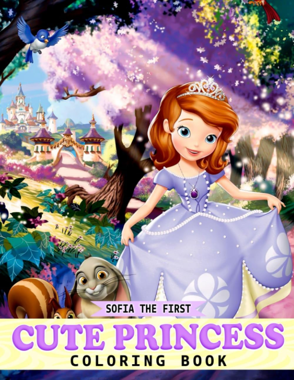 Cute Princess Coloring Book: Gifts for Kids and Children to Relax and Encourage Creativity with Pictures To Color!
