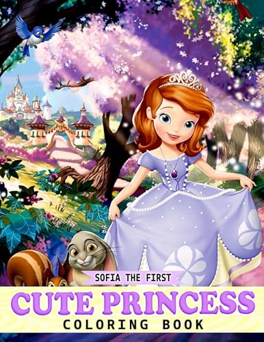 Cute Princess Coloring Book Gifts for Kids and Children to Relax and Encourage Creativity with Pictures To Color!