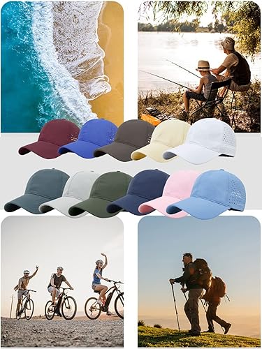 Miniatura 8 de Gorras de béisbol XXL de gran tamaño, gorra deportiva de malla de secado rápido para cabezas grandes de 22 a 25 pulgadas, sombrero impermeable y