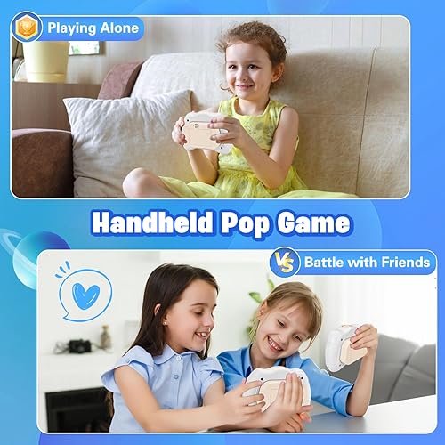 Miniatura 5 de MOFGDNI Juego de empuje rápido para niños de 8 a 12 años, juego de luz pop para niños de 6 a 12 años, juegos de viaje, juguetes sensoriales para