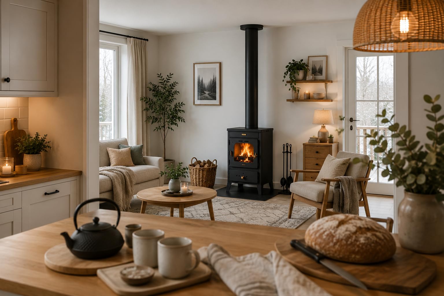 Prity K1 Optima - Estufa de leña (8 kW)