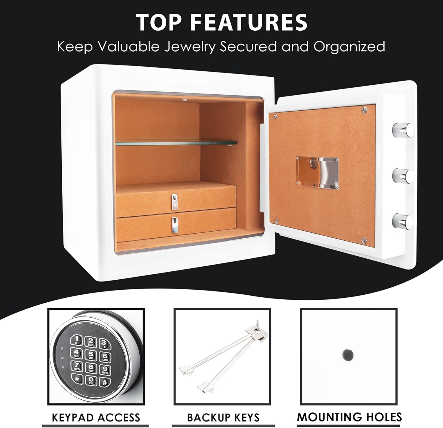 π₯ Barska Digital Keypad Fireproof Jewelry Safe 1.01 Cubic Ft, One Size, White AX13104 Hottest Sales Barska Digital Keypad Fireproof Jewelry Safe 1.01 Cubic Ft, One Size, White AX13104