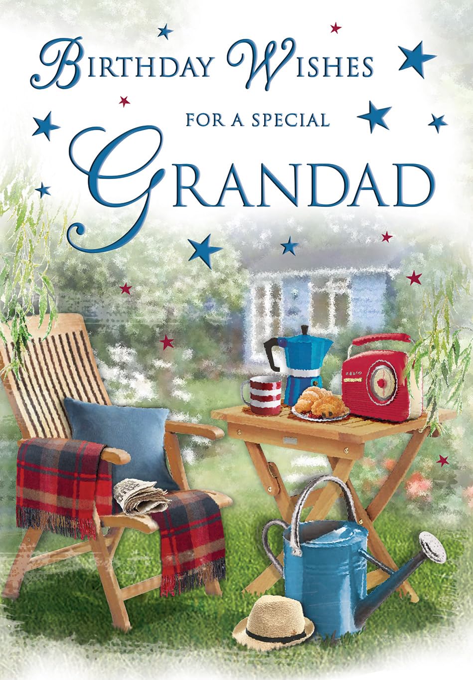 Biglietto di auguri moderno per nonno 23 x 15 cm Piccadilly Greetings