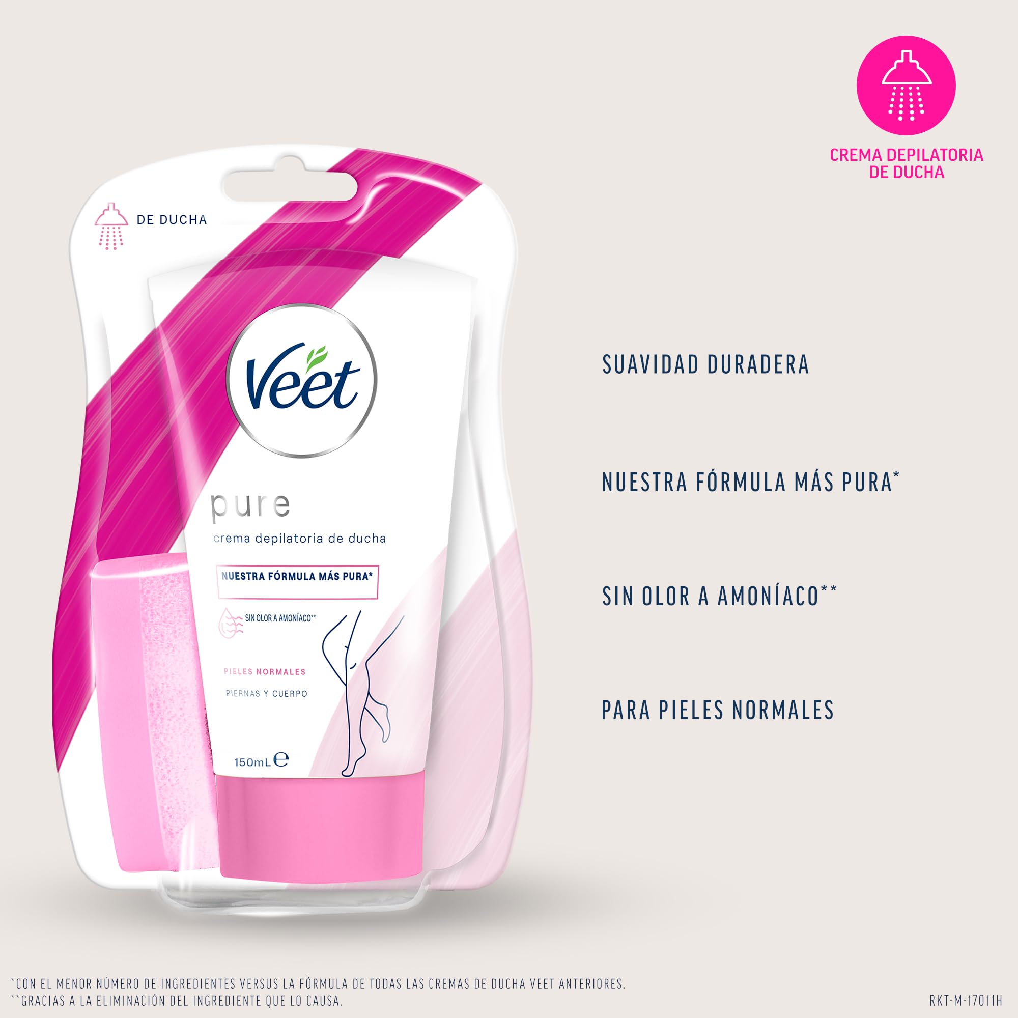 Crème Dépilatoire Veet Pour Le Visage - Peaux Normales - Format 150 Ml - Neuf