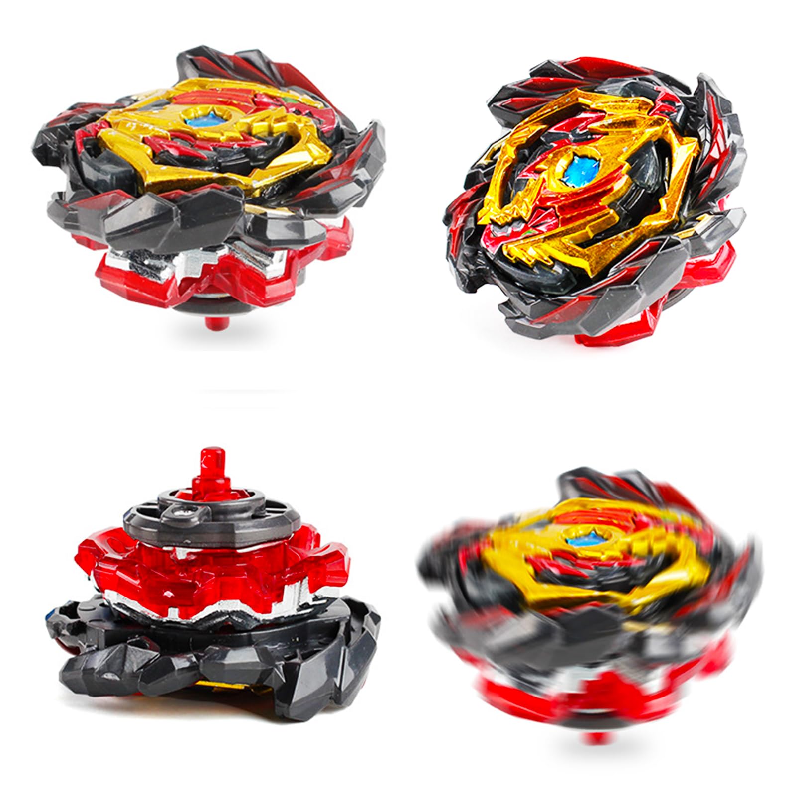 HTGWCG Metal Fusion Beyblade - Kreisel Spielzeug Mit Starter Orange