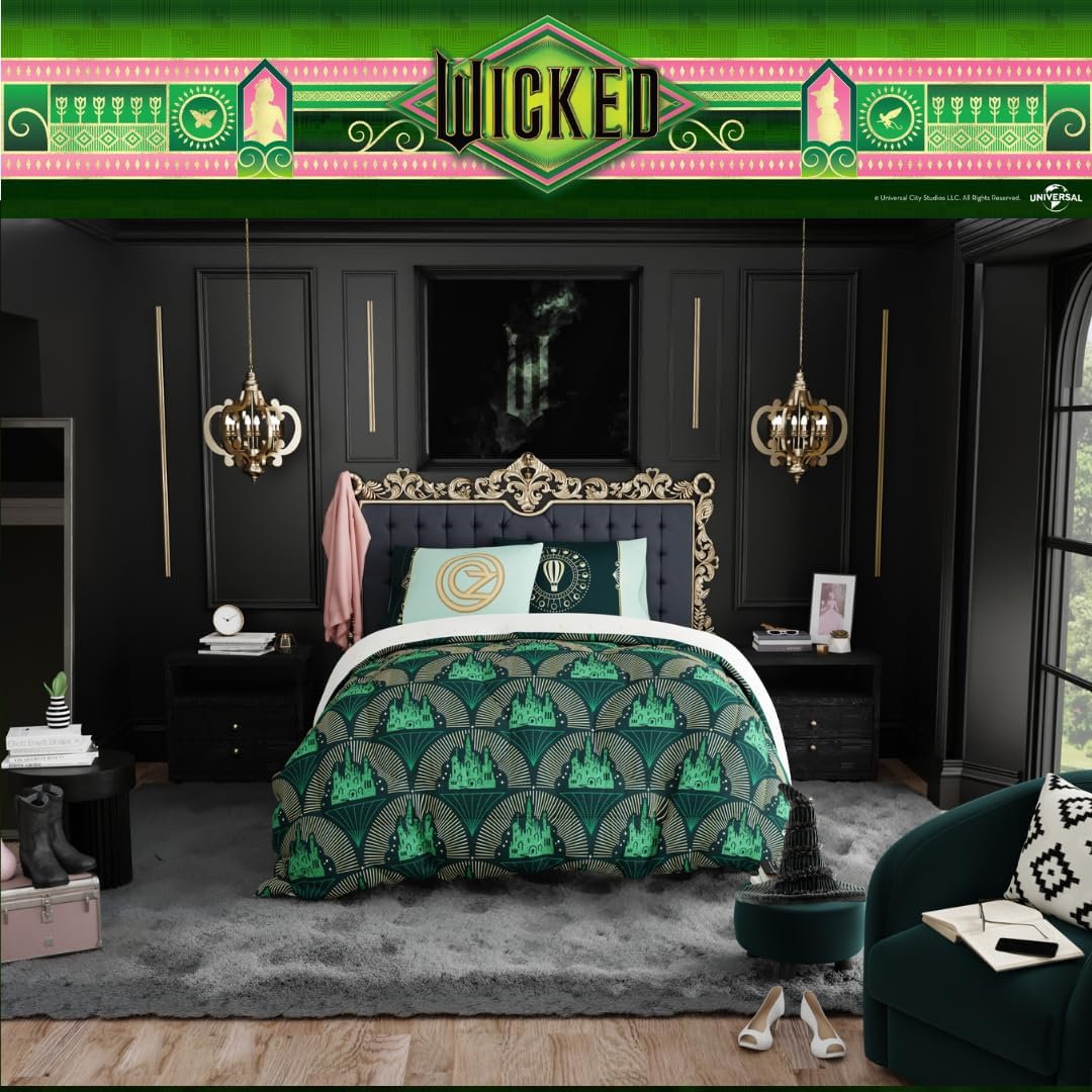 Wicked Elphaba's Witch Hat Bedding Super Soft Plush Decorative Throw Pillow, 14 in X 9 in, (Officially Licensed Product) By Franco Collectibles