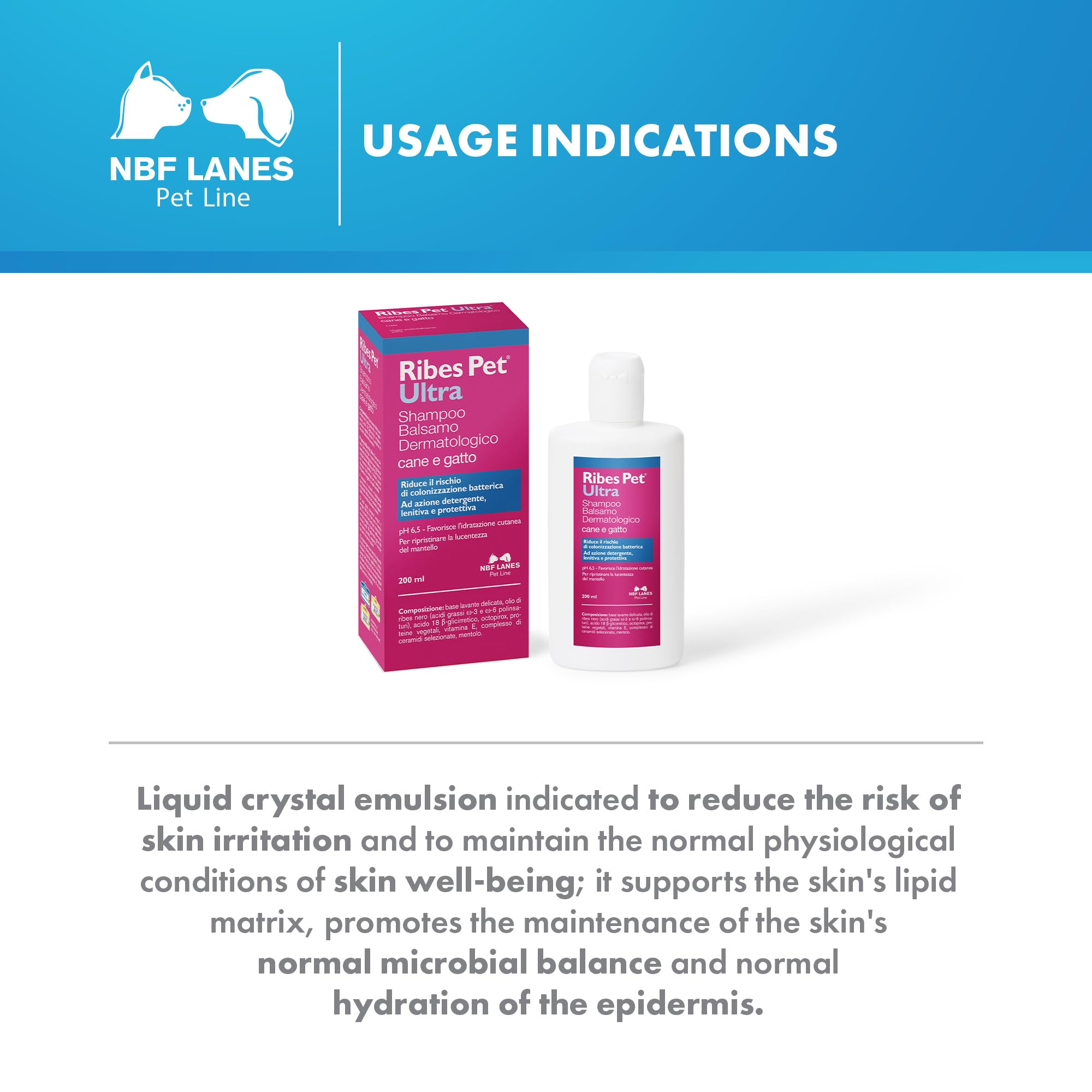 N.b.f. Lanes Ribes Pet Ultra Shampoo Balsamo 200 Ml