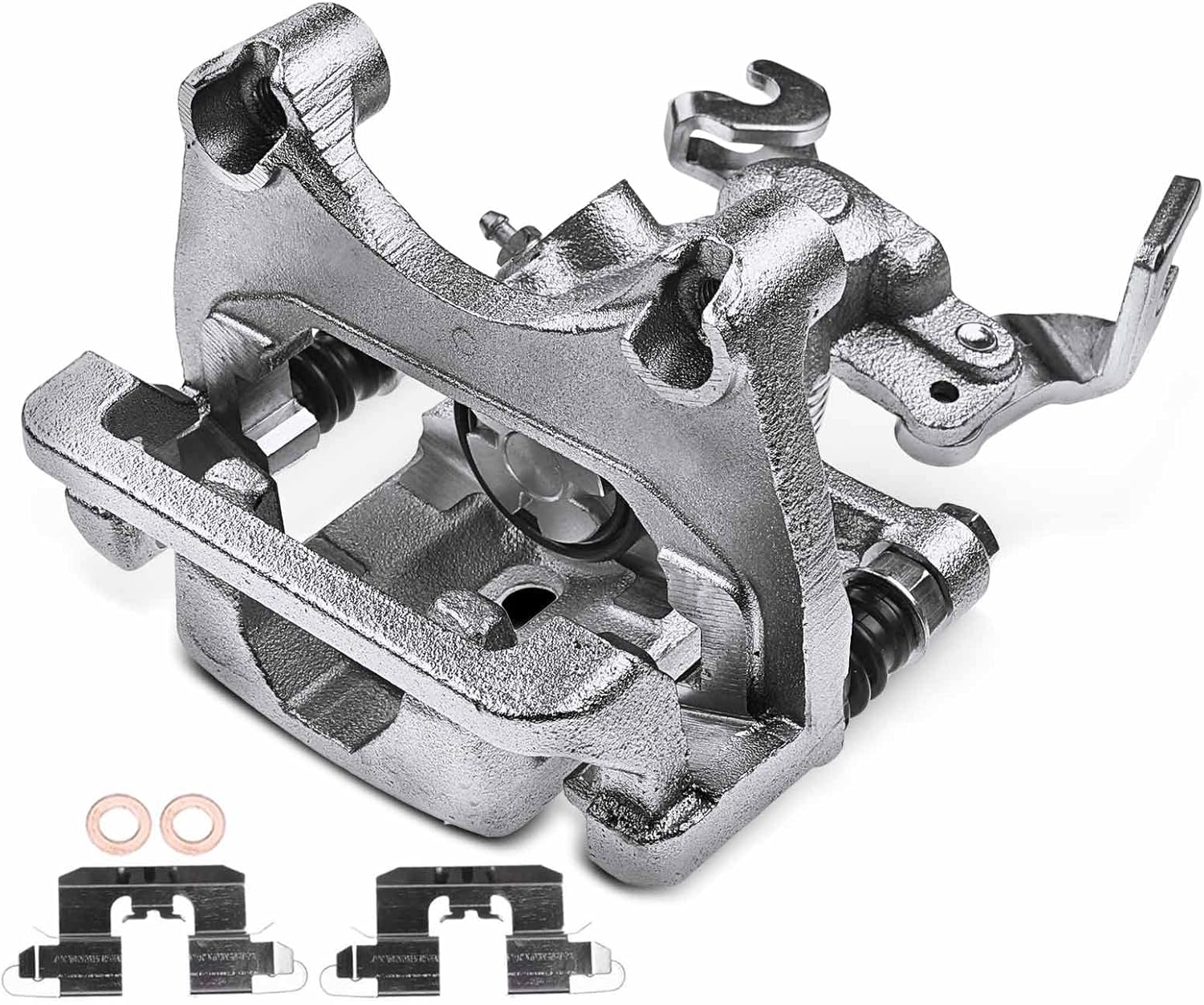 A-Premium Disc Brake Caliper Assembly with Bracket Compatible with Select Mazda Models - 6 2006-2007, L4 2.3L - Rear Left Driver Side