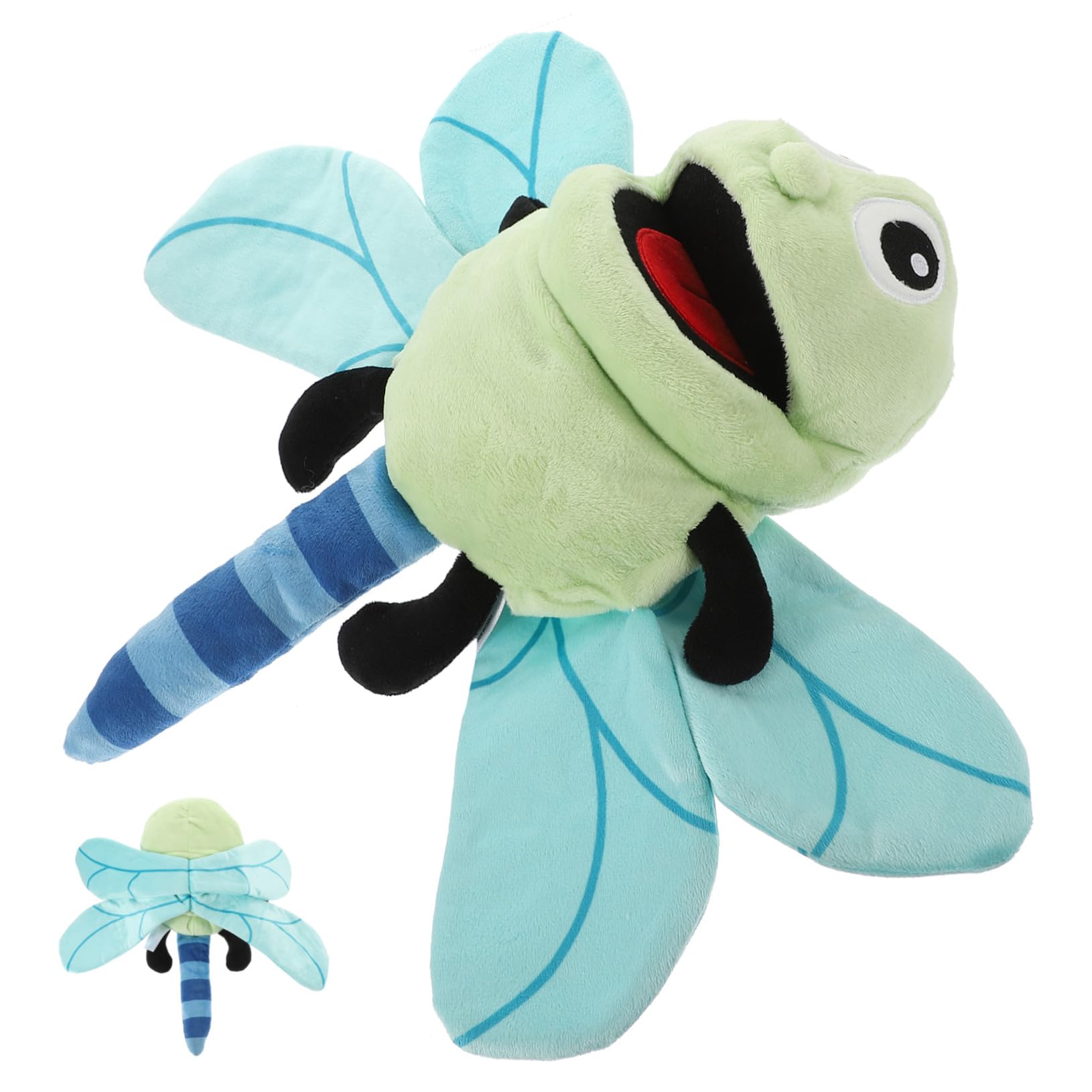 Marioneta de Mano de Libélula de Peluche para Niños, 1