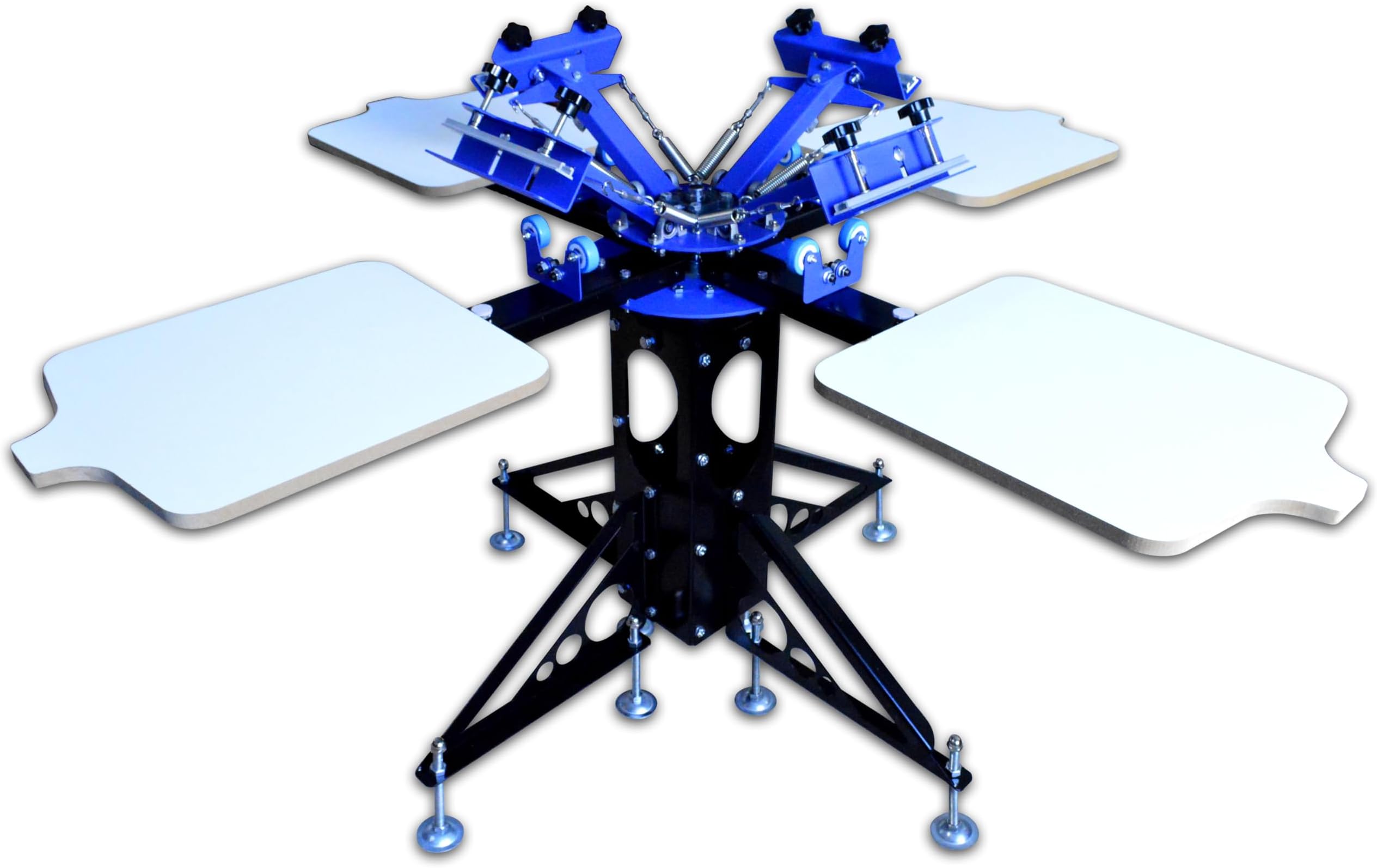 TECHTONGDA 4 Color 4 Station Silk Screen Printing Machine Press DIY T-Shirt Printer