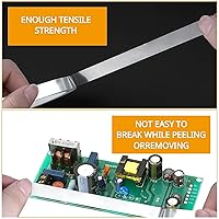 Vista 6 de YGAOHF Cinta de calor transparente para sublimación – 6 rollos de cinta transparente de transferencia de calor de alta temperatura, cinta de prensa