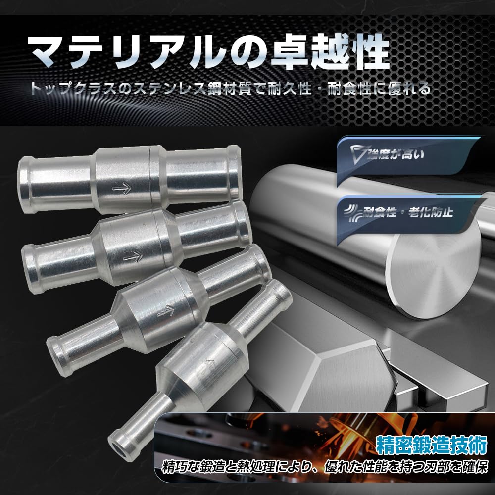 Amazon.co.jp: 逆止弁 チェックバルブ ガソリン用 ディーゼル油用