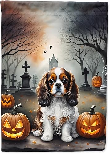 Miniatura 52 de Caroline's Treasures DAC2011GF - Bandera decorativa para jardín de Halloween con diseño de beagle para jardín, jardín, jardín, jardín, multicolor