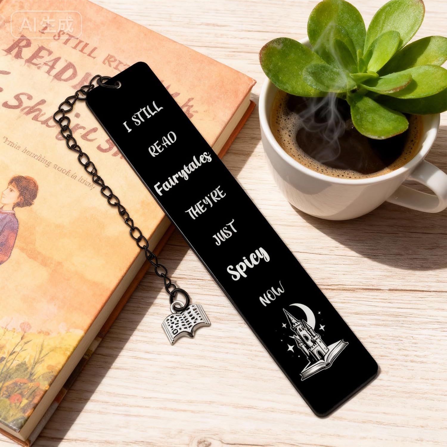 Funny Bookmark Gifts for Women Men, Bookish Birthday Gifts, I Still Read Fairytales They're Just Spicy Now, Book Mark for Best Friends Reader, Funny Bookmarks for Bookworm, Book Club Gifts - Image 7