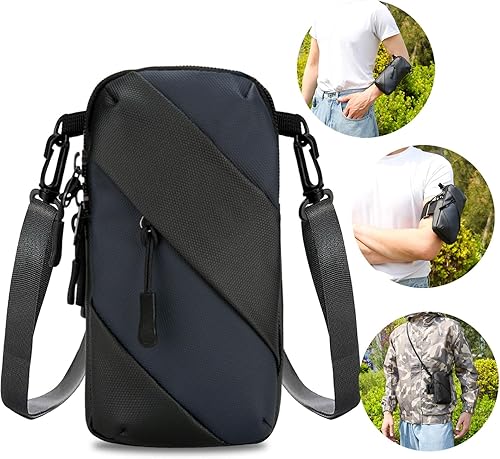 Miniatura 7 de Soporte de teléfono para brazalete de correr, bolsa cruzada pequeña con bandas para el brazo para mujeres, hombres y niños, se adapta a iPhone 15 14