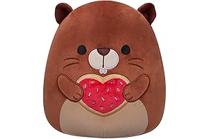 Walsh the Rose 8-Inch Squishmallow Beaver