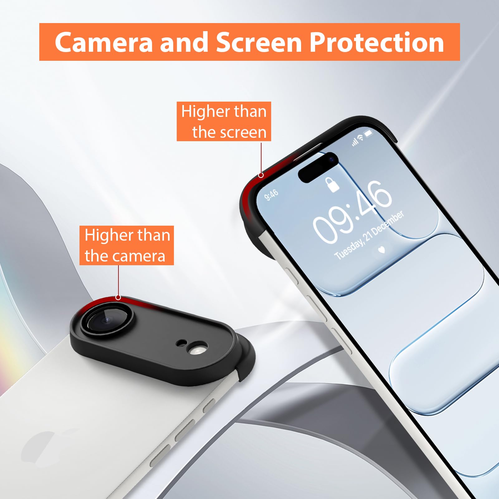 Amazon.com: aidvaia Frameles Phone Case，Compatible with iPhone
