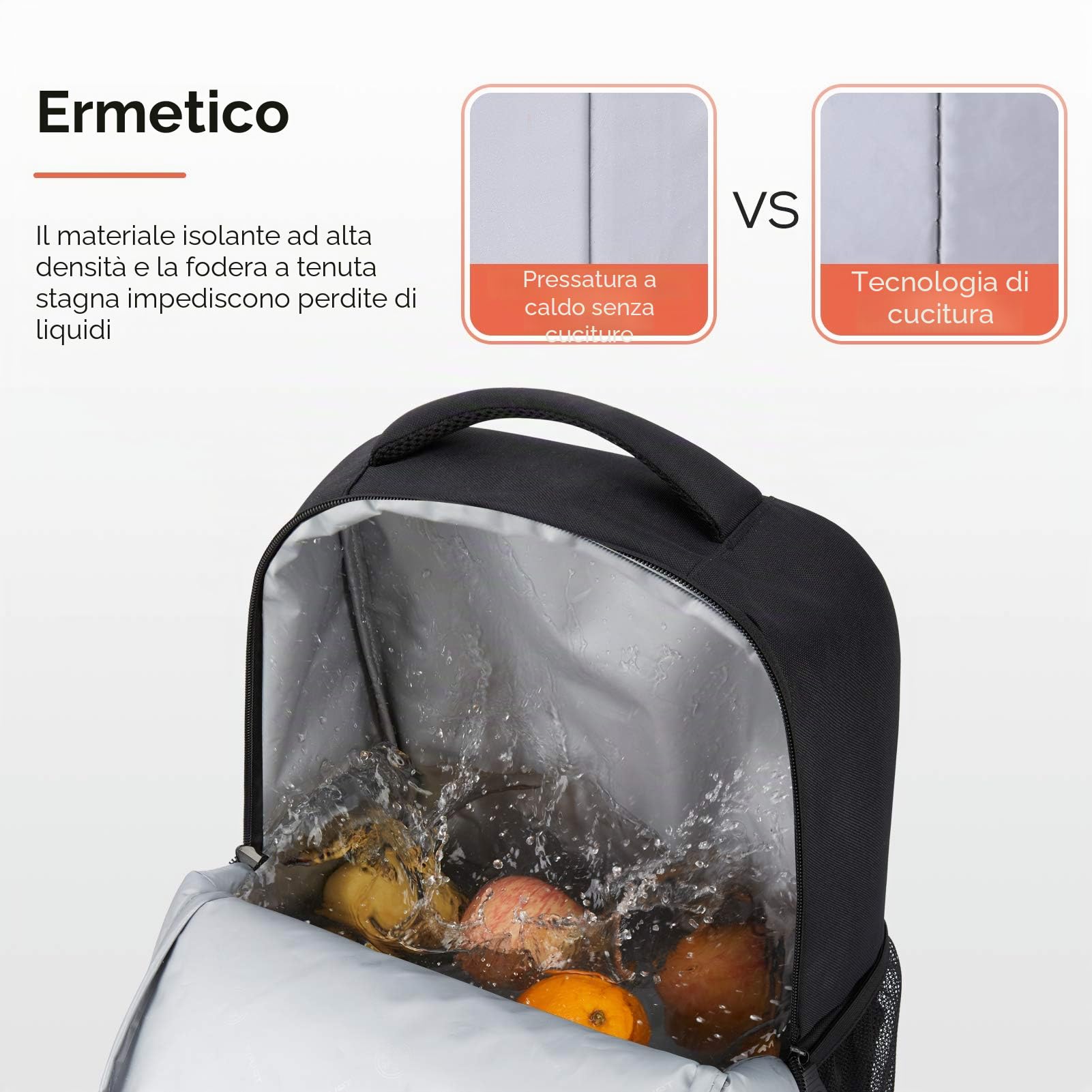 TOURIT Borsa Termica Zaino Termico Frigo 25 lattine Porta Pranzo per PIC-nic/All'aperto/Eventi Sportivi/Campeggio/Barbecue
