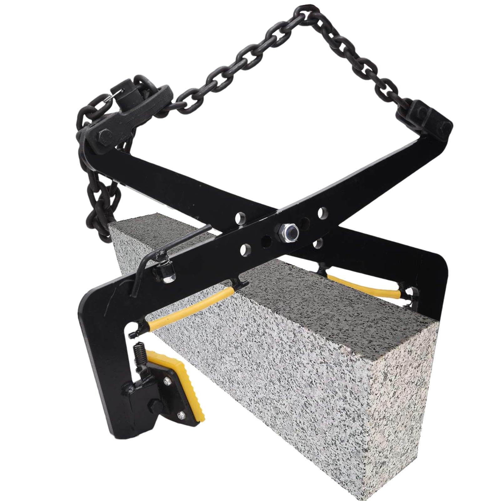 SaryEdge Lifting Clamps for Granite and Marble Slabs, 120-360mm Opening Size, Supports Up to 500kg, Ideal for Rock and Brick Lifting，325kg/716.5lbs，325kg/716.5lbs