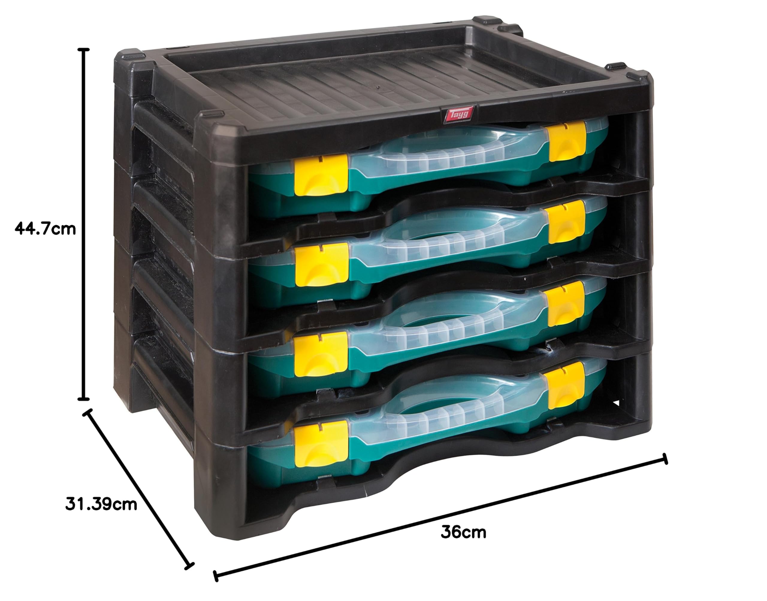 Image secondaire de Boîte à Outils Multi-Box Empilable Nº 2 - Tayg