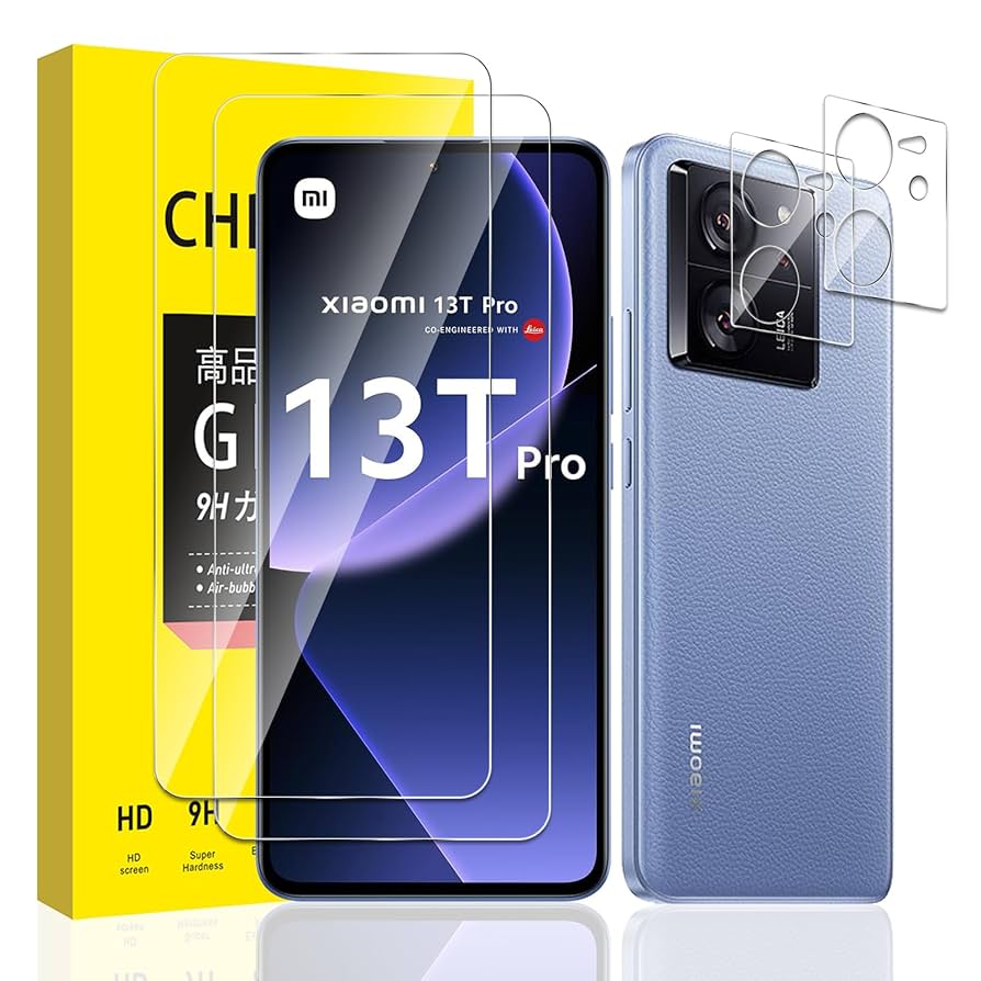 Amazon | 【2+2枚セット】Xiaomi 13T/13TPro 用 2枚 ガラス