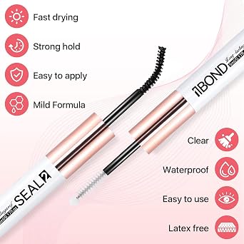 Eyelash Glue, Latex-Free Lash Bond and Seal