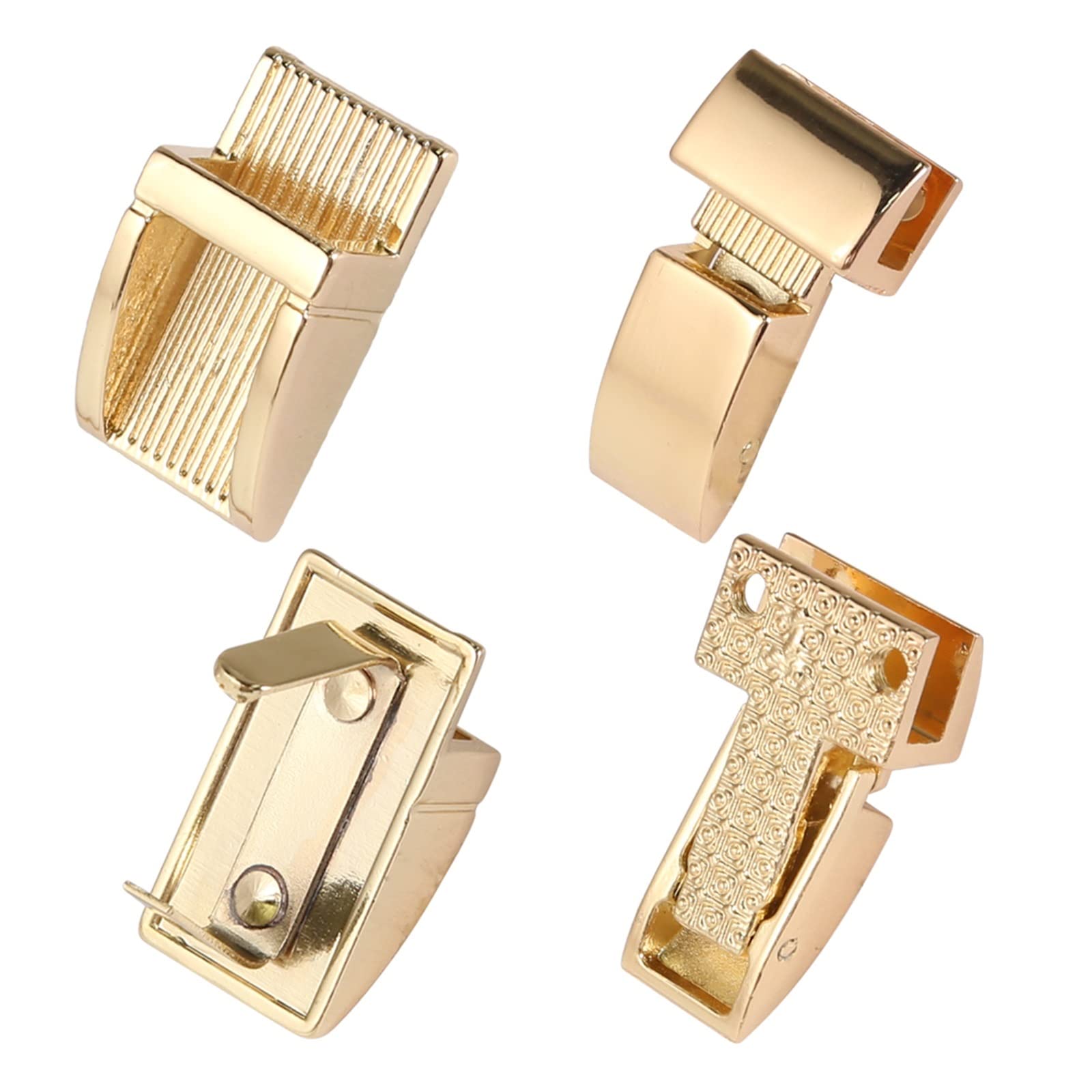 PVUVTNAHW 10PCS Metal Press Push Lock Bag Briefcase Spring Snap Clasps Closure Leather Craft Diy Hardware(Lightgold)