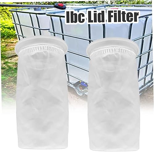 Miniatura 5 de Filtro IBC Cubierta de filtro de nailon Ton Barrel Cover Tote Tank Tapa Breath Cover IBC Tanque de ajuste de malla para tanque de agua de lluvia, 3