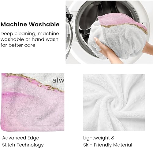 Miniatura 5 de Manta personalizada de unicornio floral mágico con nombre, mantas de bebé personalizadas para niñas, regalos personalizados para bebés, manta con