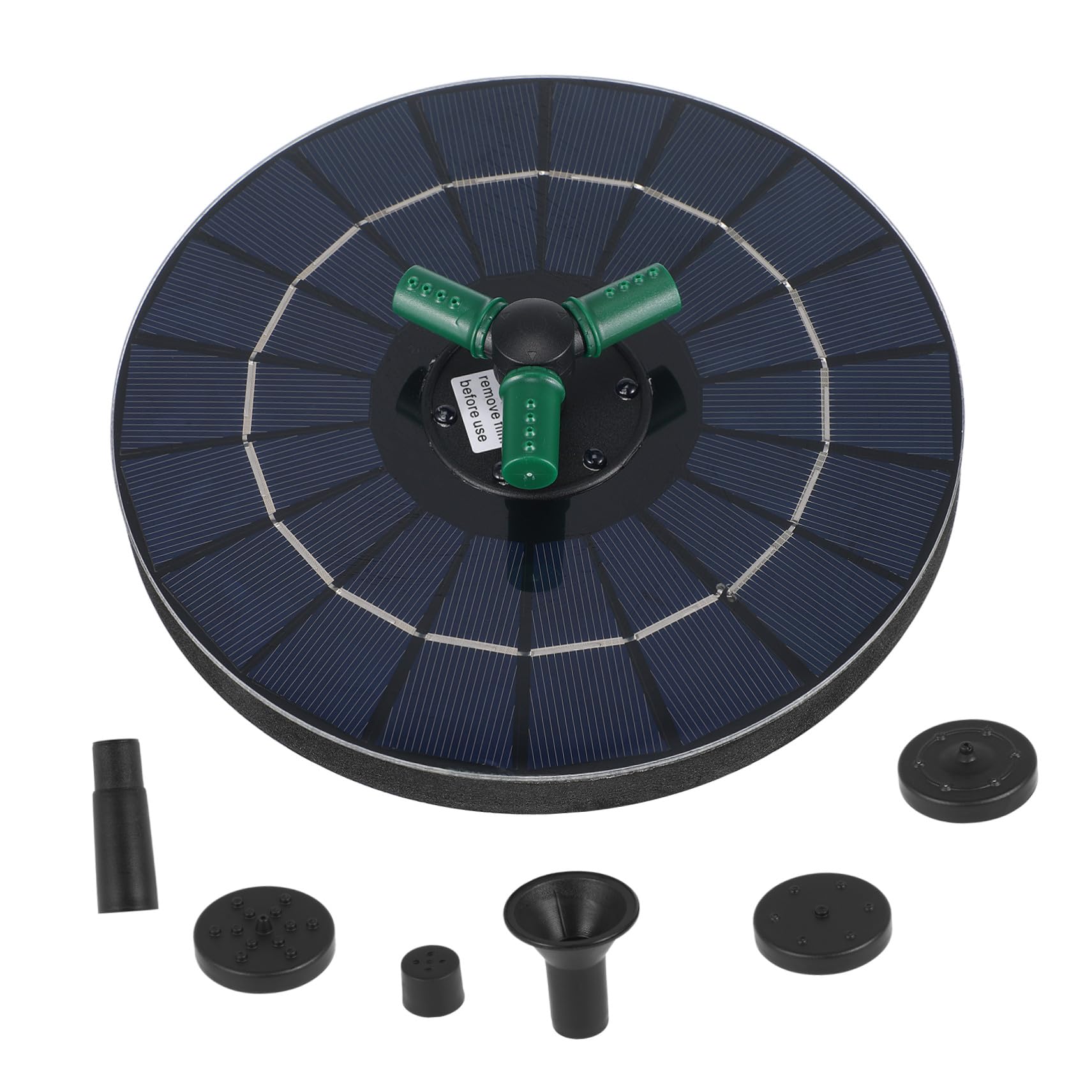 Fontaine solaire à disque RGB DOITOOL anti-eau stagnante pour jardin