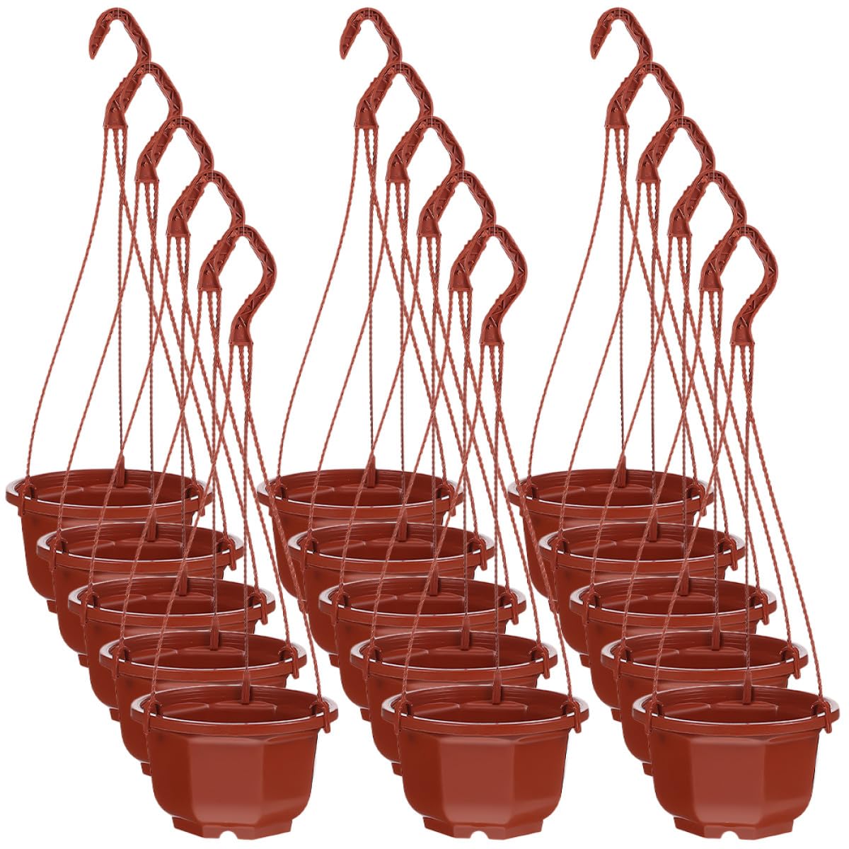 Pots suspendus pour plantes plastique pour gagner de la place au sol efficacement
