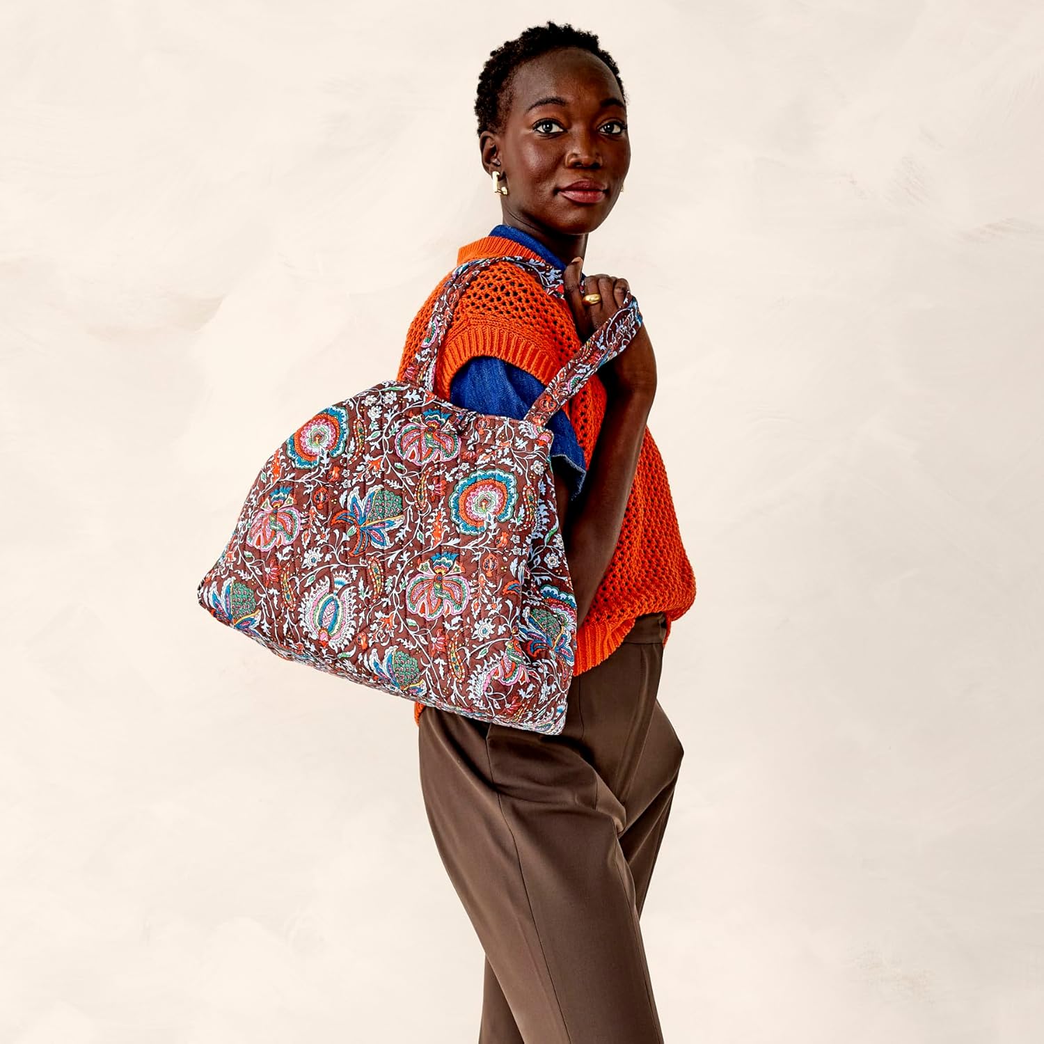 womens Hathaway Tote Bag - Premium Cotton - Image 2