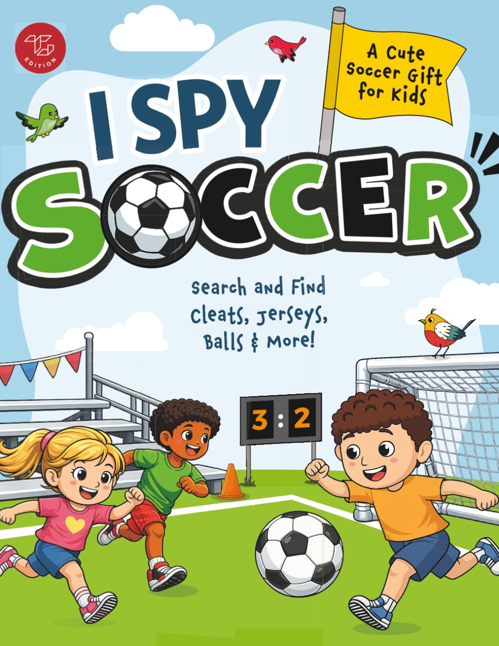 I Spy Soccer: Search and Find Cleats, Jerseys, Balls & More! A Cute Soccer Gift for Kids…
