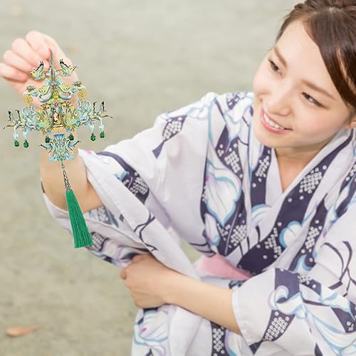 Miniatura 5 de Piececool Rompecabezas 3D de metal para adultos, bosque  Campana de viento 3D, kits de construcción de modelos 3D, carillón de viento, kits de